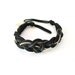 Vintage 80s Black & Gold Metallic Beaded Rope Belt // Women's Waist Belt