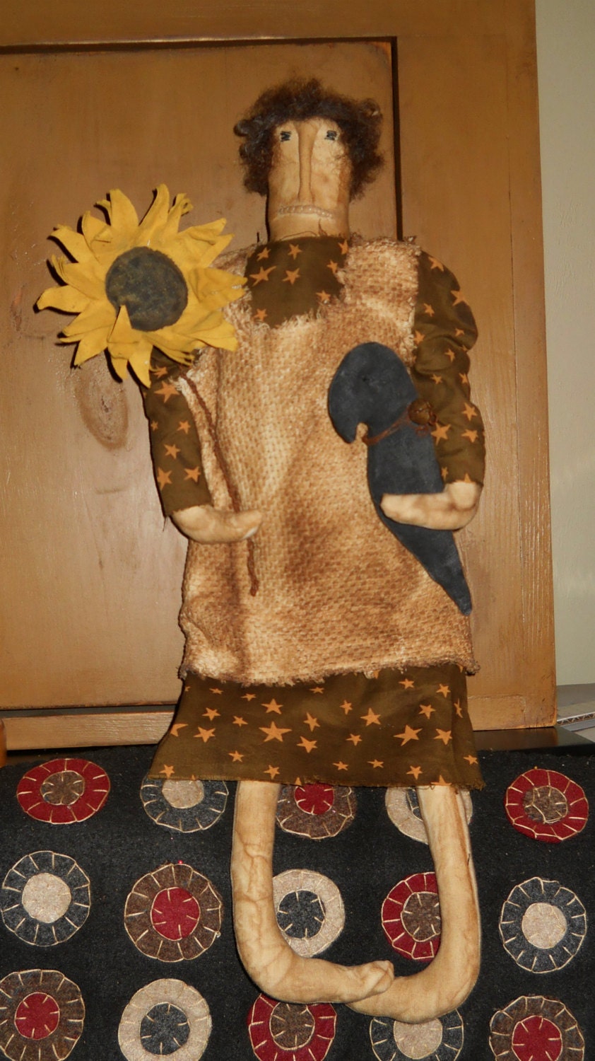 Primitive Ready To ship folkart doll
