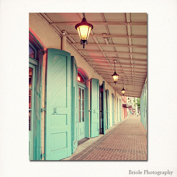 New Orleans French Quarter Photograph. Louisiana Photography. Mardi Gras. 8"x10" Fine Art Print. Affordable Home Decor. Mulattes.