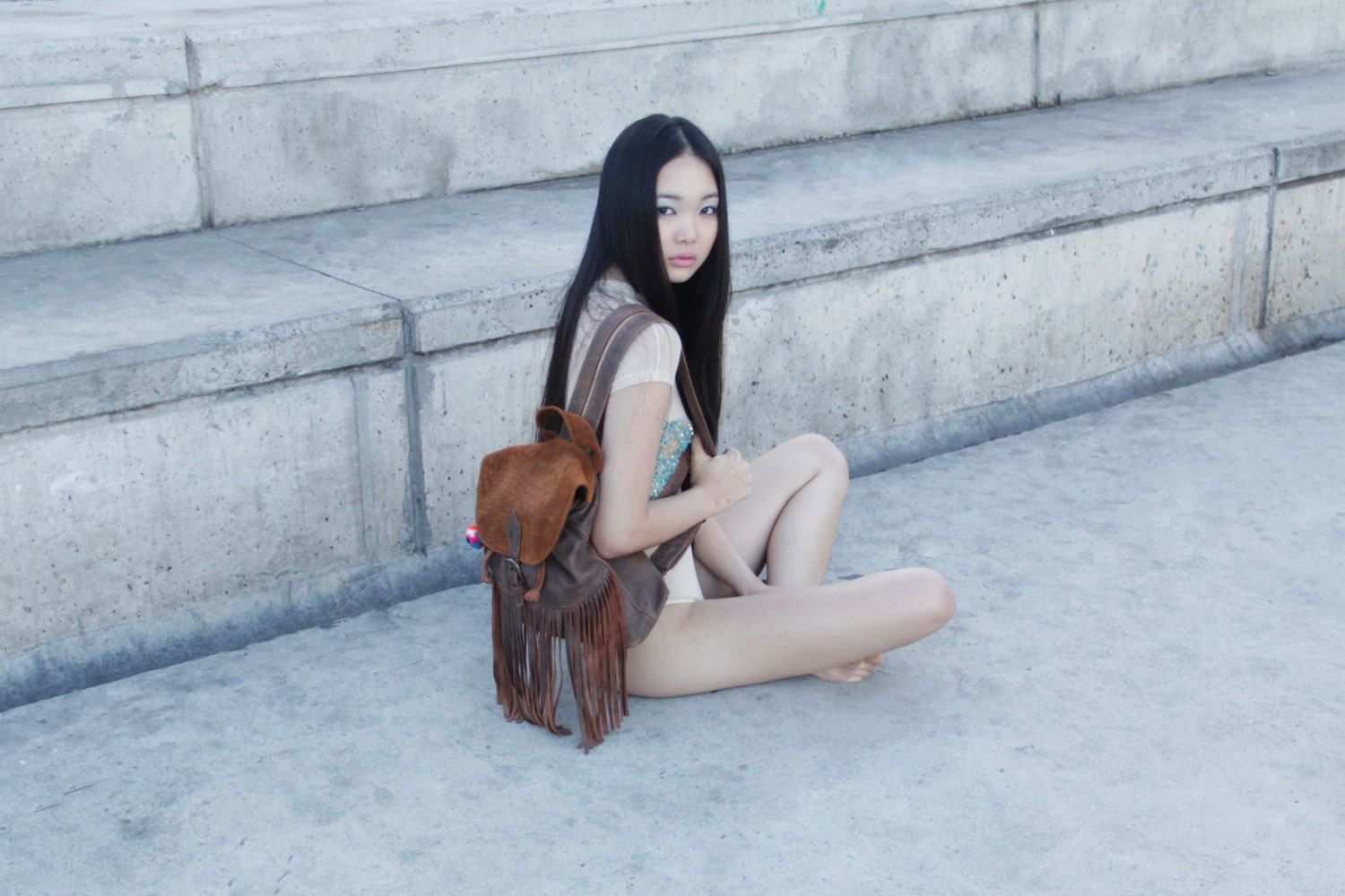 Malku leather Backpack