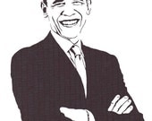 President Barack Obama - Original Sharpie Illustration