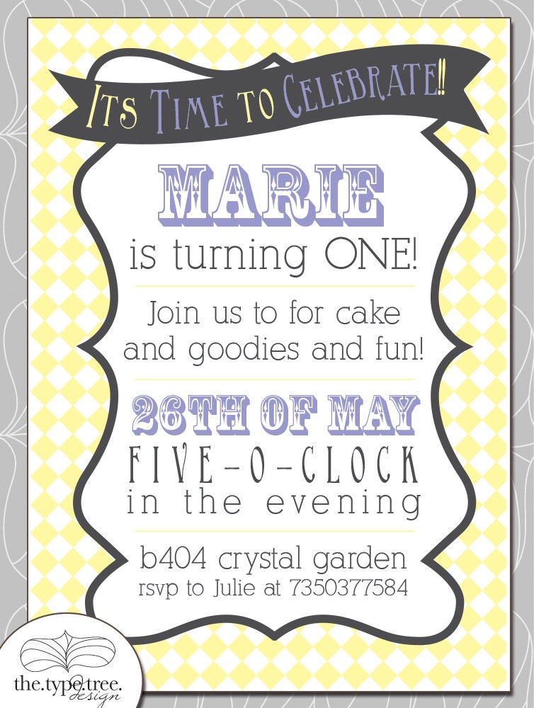 Party Invitation - Any Occasion or Theme - DIY Printable PDF File