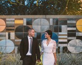 Lace Wedding Dress with Sleeves and Keyhole Back Inspired by Jim Hjelm JH8211