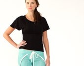 Tara Black eco t shirt / xsmall, small, medium, large, xlarge, custom sizing / Spring fashion