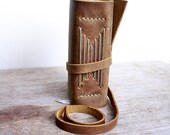 Wooden Ship - Handstitched Leather Journal