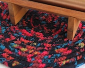 Hot Chili Round Coiled Mat / Mug Rug by PrairieThreads