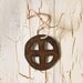 Reclaimed Metal Earth Ornament