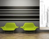 Wall Decal Geometric Stripes Lines Horizontal Pattern