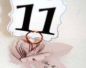 Rose Table Number Holder