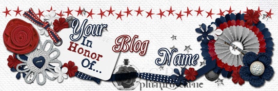 In Honor  - Designer Blog Header/Banner