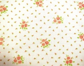 Vintage Fabric - Sweet Pink Rose and Buds - 5 yds x 45" wide