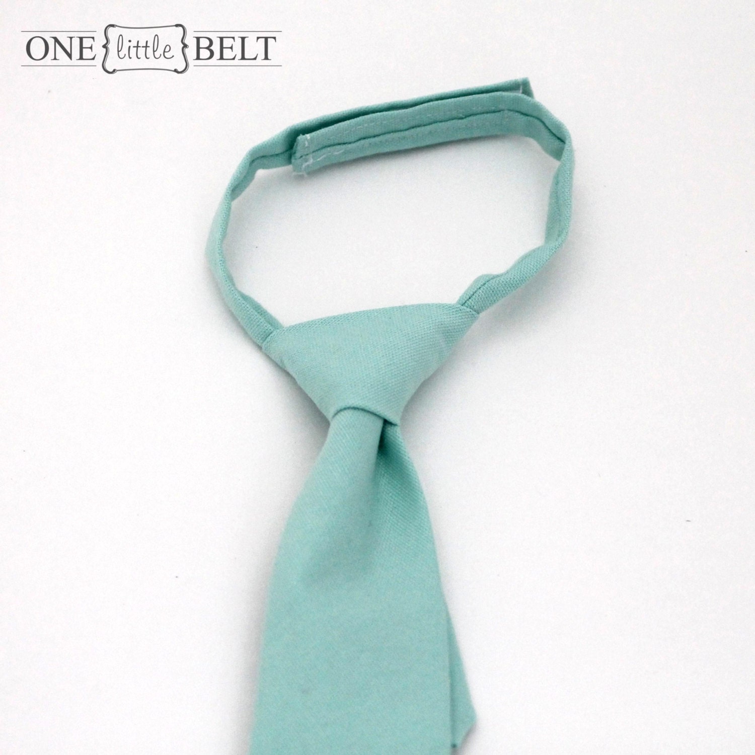 Aqua Baby or Toddler Necktie- Newborn-7 years