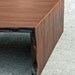 Live Edge Walnut Ottoman Coffee Table Folded Bole - XL Size 60" x 60"