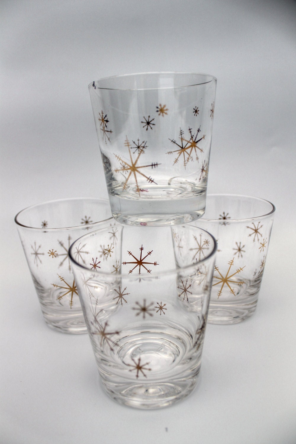 Mid Century Modern glass ware atomic