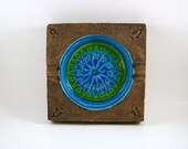 Modernist Bitossi Catch All or Ashtray -- Made in Italy -- Rimini Blue