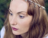 Chain Head Piece Chain Head Dress Hair Jewellery Goddess Star Rodarte Inspired Silver Star Head Chain Head Piece
