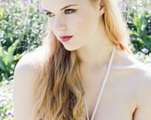 Pretty Turqouise Floral and Black Ivy Leaf Trim Festival Floral Grecian Olympic Hair Crown/Garland
