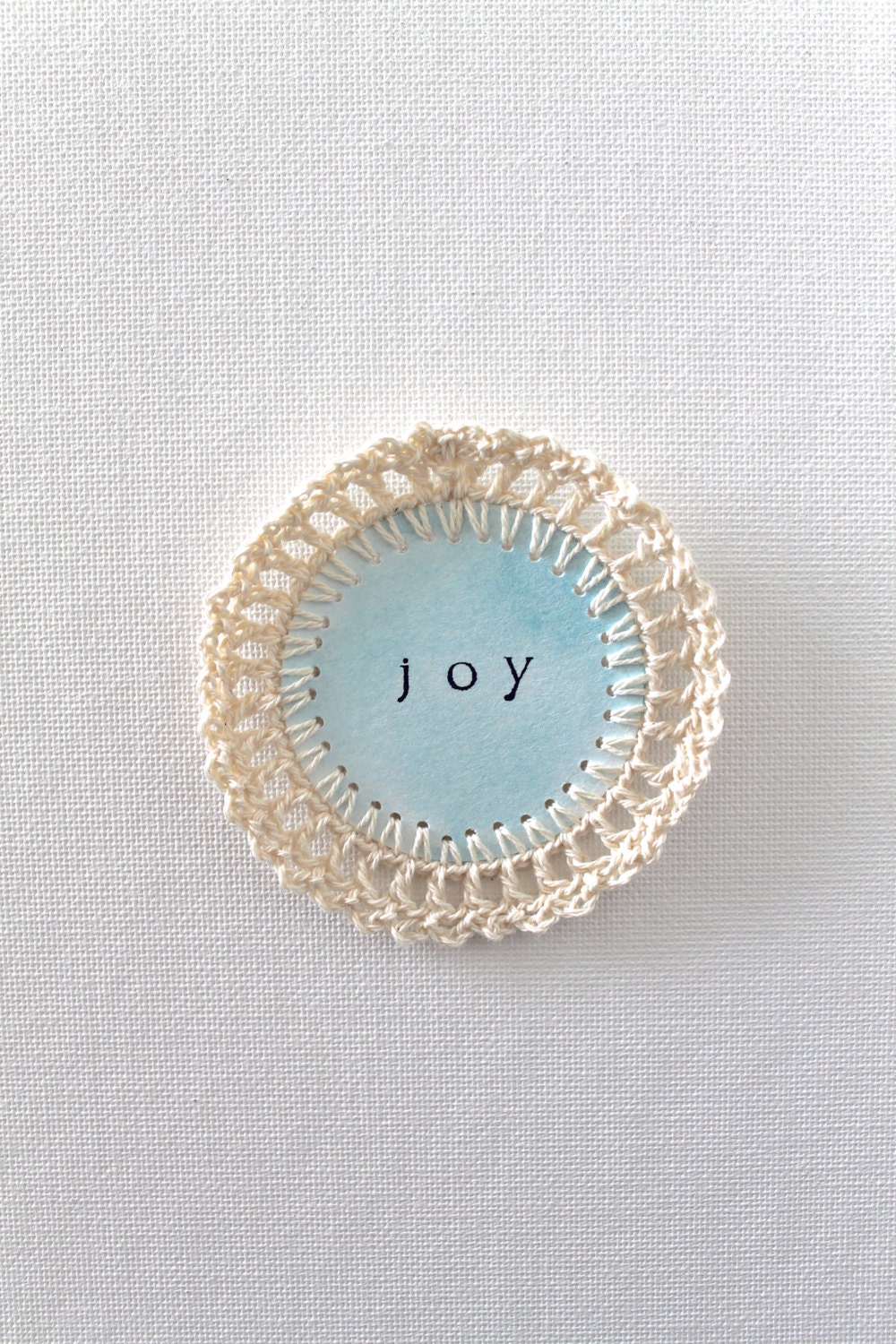 JOY Crochet Scrapbooking Embellishments BABY BLUE