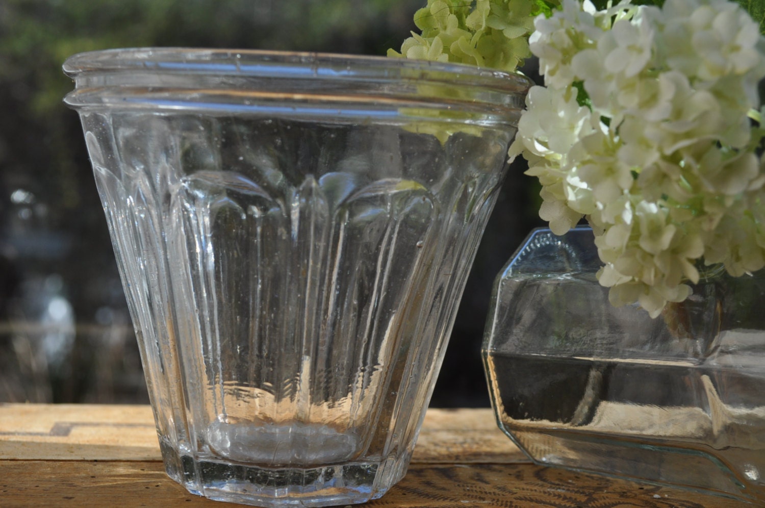 VIntage French Jelly Jar for Jam or Conserves - Rare Tapered Shape  - Pot de Confitures