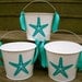 Personalized Beach themed bucket-5 qt.