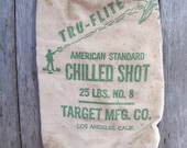 Vintage Gun Ammo Bag - Buckshot Sack