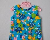 vintage girl 1960s Hawaiian tank