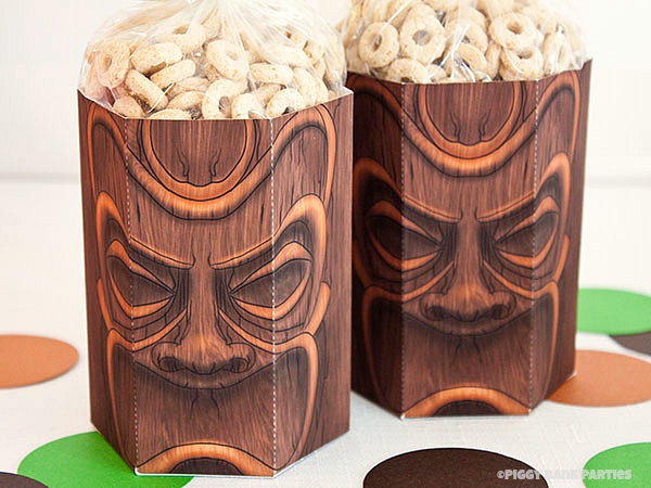 TIKI Treat Box - DIY Printable PDF