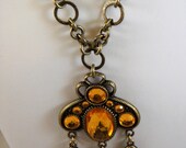 Art Deco style necklace - "Hot Dawg" from my Gatsby collection