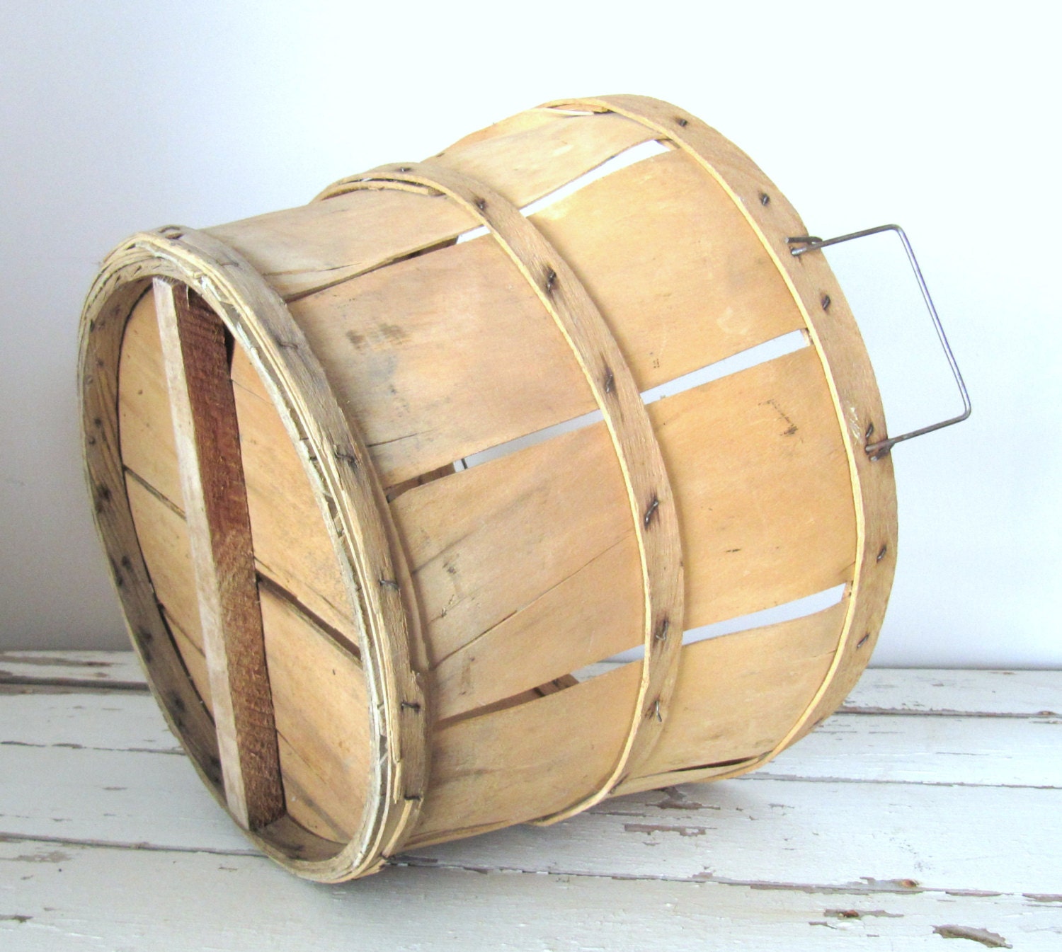 Vintage Wood Basket