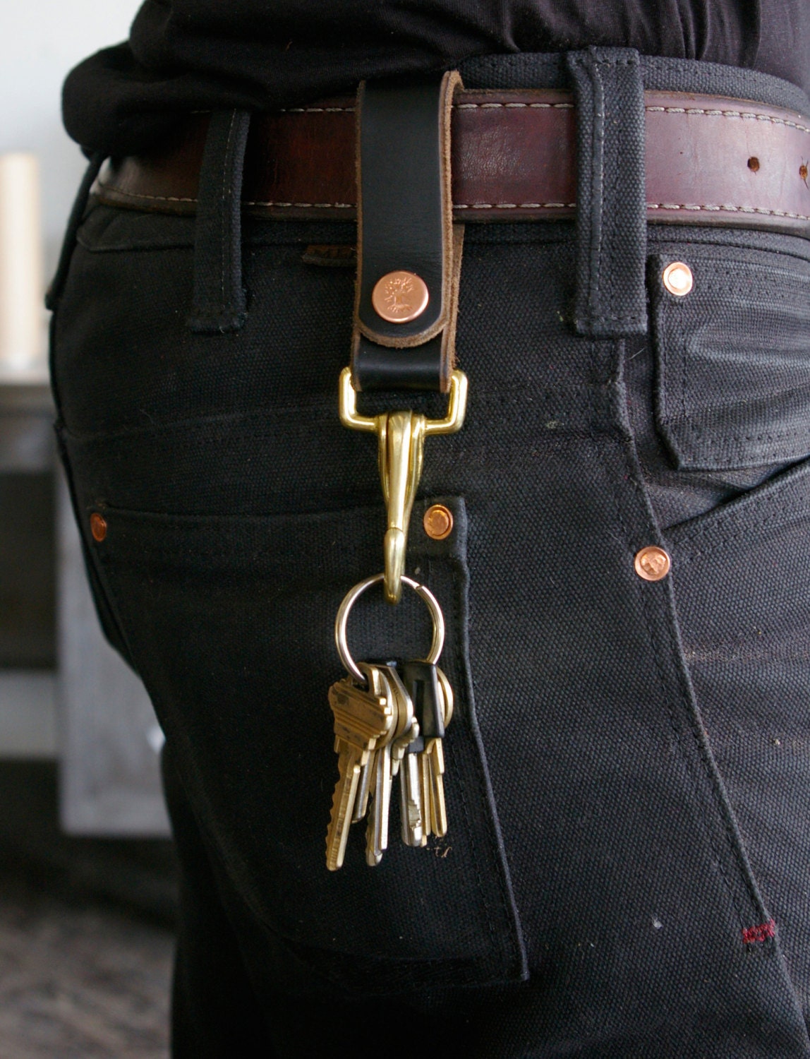 Horween Leather Key Clip