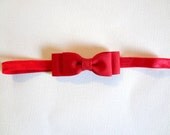 Red Hair Bow Headband. Red Bow Headband. Baby Hair Accessories. Girls Hair Accessories. Red Hair Bow. Baby Hair Bow Headband
