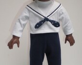LONG SLEEVED SHIRT (White) American Girl 18 inch doll