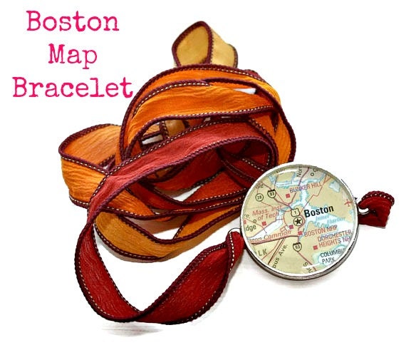 Boston Map Bracelet