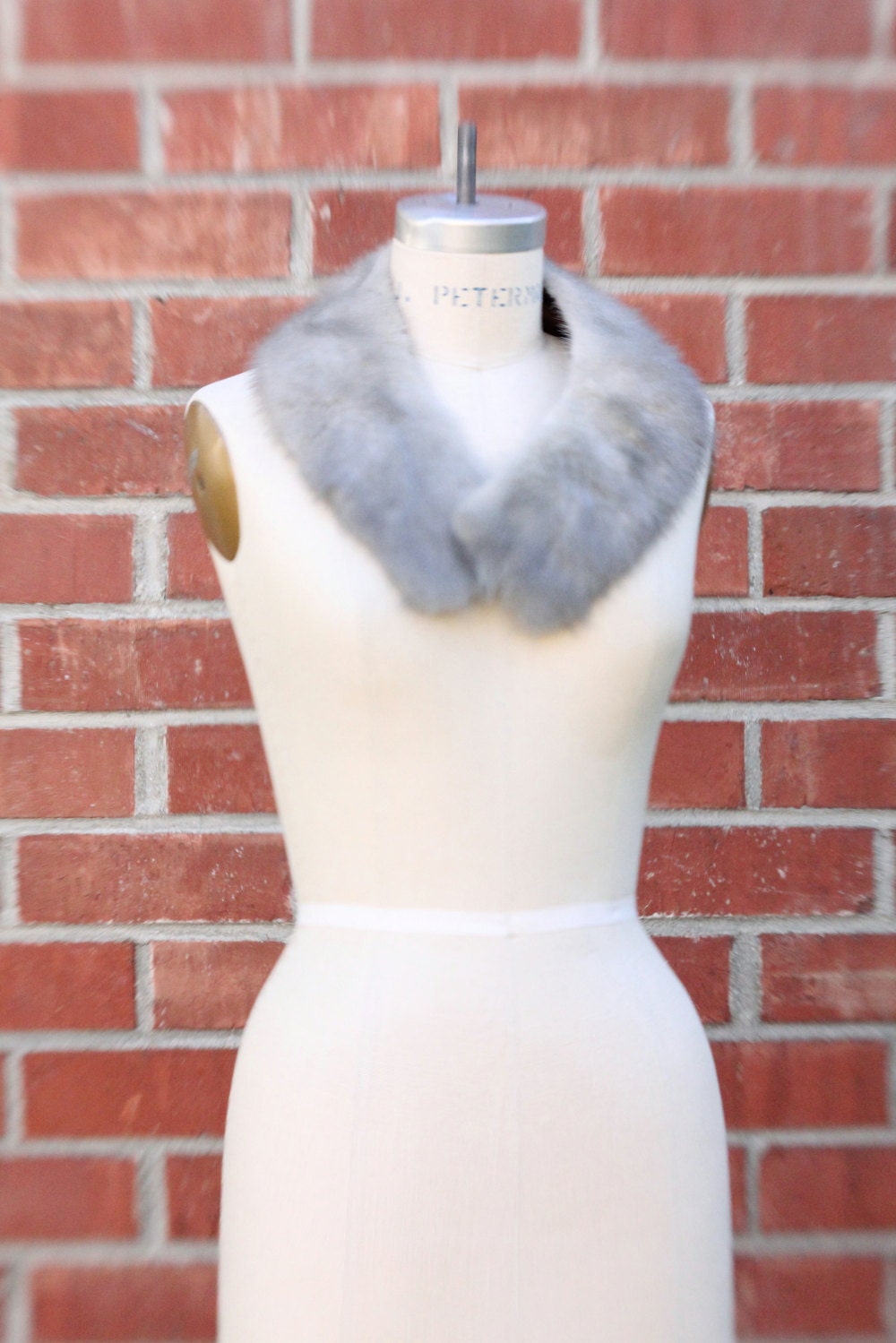 Vintage 50's Grey Mink Collar