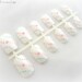 Pastel polka dot nail set, Japanese nail art, kawaii nails