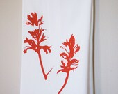 Texas Paintbrush Wildflower Tea Towel