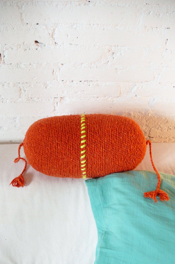 Pillow Crochet Marrakech - Orange