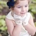 Flower Girl Gloves--Satin w Pearls--Design Your Own--Ivory or White