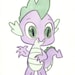 Spike Watercolor Painting.