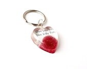Purple Jelly Tot Keyring - Love You Lots Like Jelly Tots Words Typography Sweet Candy