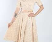 1950s Dress // vintage 50s Jeanne D'Arc // Tea Time