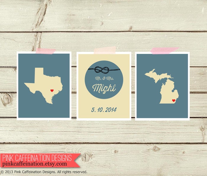 Personalized Gift. Anniversary Date Print. Custom Family Wall Art. Tie the Knot Print. Wedding Date Prints. 8x10 Wall Decor. Home Decor