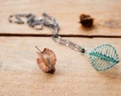 Necklace Pendant - Bush Willow - in Mint