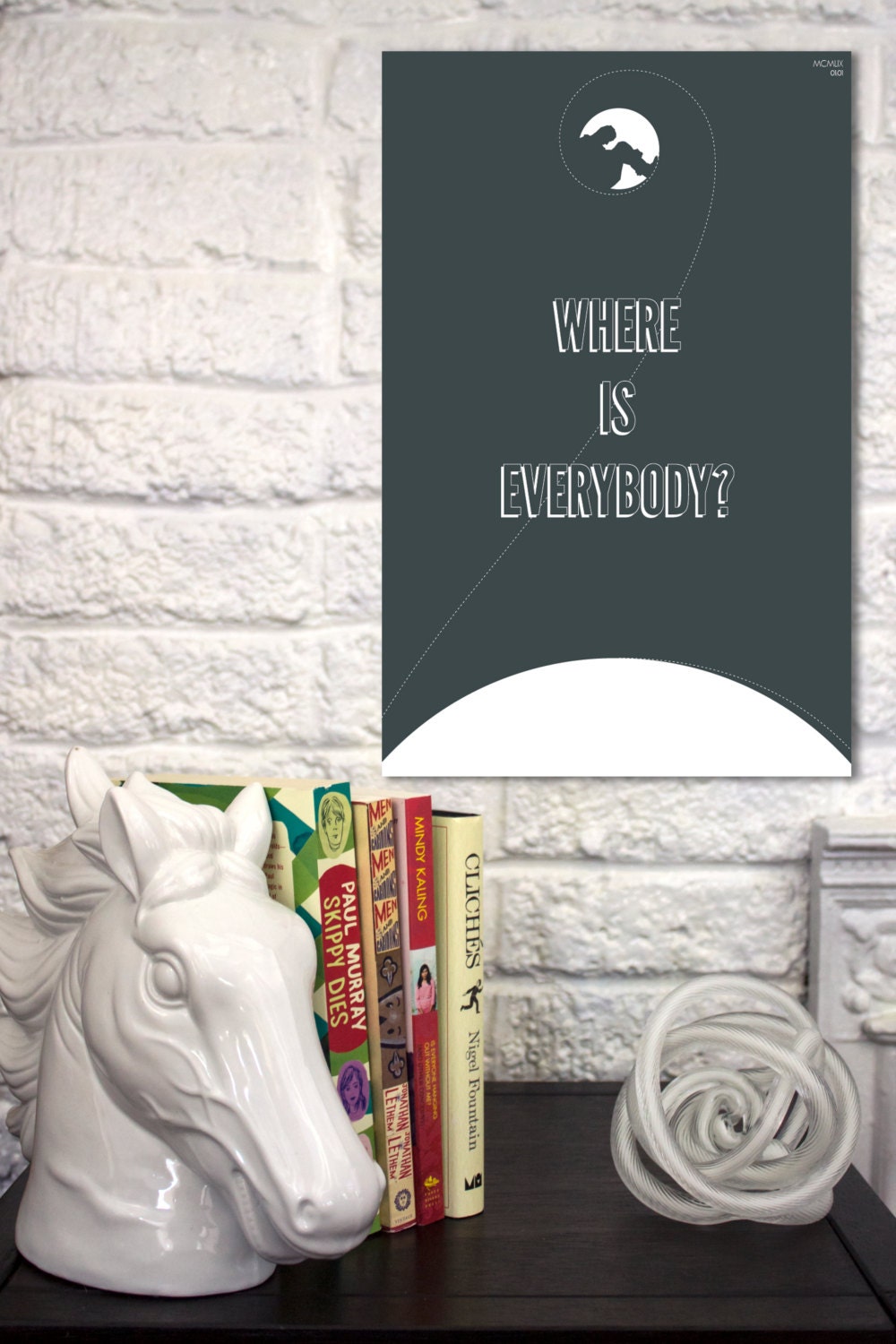 Twilight Zone // Where is Everybody // 11x17 Minimalist Inspired Episode Art Print