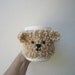 2 Teddy bear coffee cup cozies.Cute, fun and very soft. This listing is for 2 teddy bear cup cozies made to fit an average size/shape cup