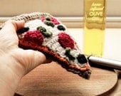 Crochet play food - Pizza