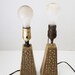 Pair of Gold Hollywood Regency Lamps