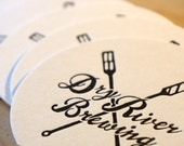 Custom Letterpress  Coasters