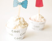 Doctor Who Cupcake Toppers and Wrappers - Printable PDF - 11th Doctor