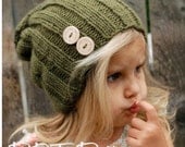 Knitting PATTERN-The Blaine Slouchy (Toddler, Child, Adult sizes)